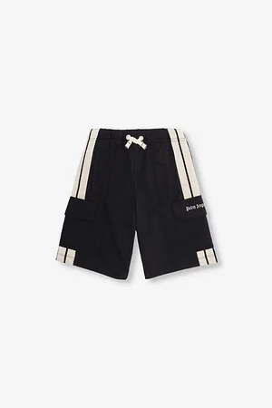 Palm Angels Tape-Trim Woven Cargo Shorts 6-12 Years+ 12 Years