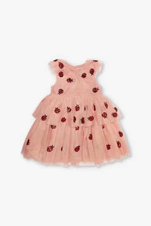 Konges Sløjd Yvonne Ladybug-Embellished Tulle Dress 18 Months - 8 Years 18 Months