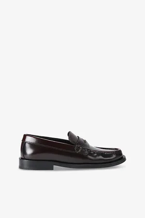 Kurt Geiger Mens Luis Penny Patent Leather Loafers Eur 41 / 7 Uk Men