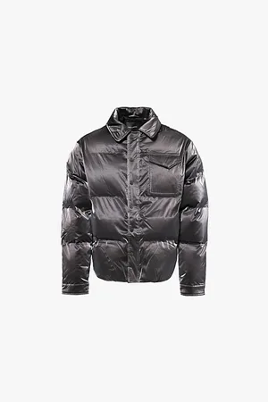 Daily paper Mens Wole Patch-Pocket Woven Puffer Jacket S