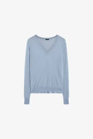 Joseph Womens Cashair V-Neck Cashmere Jumper L