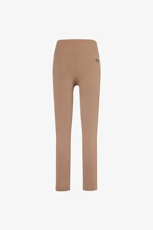 P.E Nation Womens Restore Seamless High-Rise Stretch-Woven Leggings S