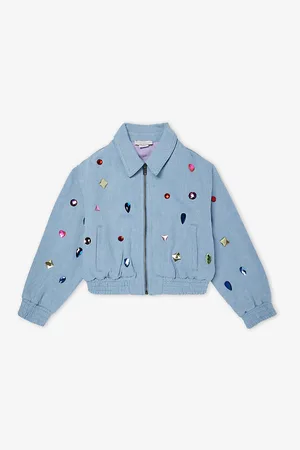 Stella McCartney Jewel-Embellished Denim Jacket 4-12 Years 10 Years
