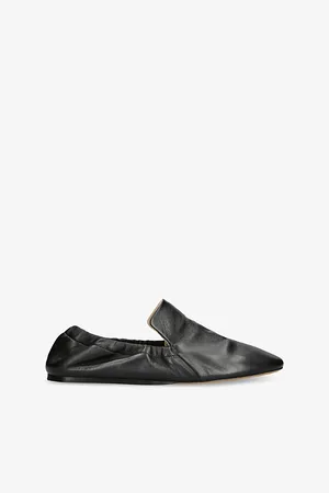 Le Monde Beryl Womens Moccassino Elasticated-Back Leather Pumps Eur 37 / 4 Uk Women