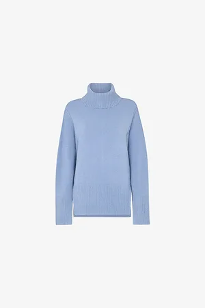 Whistles Womens Roll-Neck Knitted Wool-Blend Jumper Xs