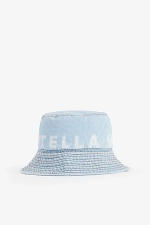 Stella McCartney Logo-Print Denim Bucket Hat S