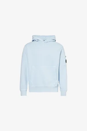 C.P. Company Mens Relaxed-Fit Long-Sleeve Cotton-Jersey Hoody L