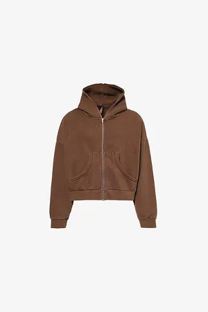 Entire Studios Mens Eternal Two-Patch-Pockets Relaxed-Fit Cotton-Jersey Hoody M