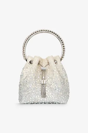 Jimmy Choo Womens Bon Bon Gem-Embellished Woven Cross-Body Bag 1 Size