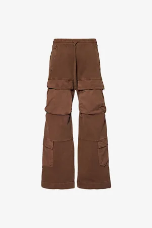Entire Studios Mens Utility Multi-Pockets Straight-Leg Relaxed-Fit Cotton-Jersey Trousers S