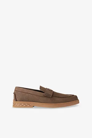 Jimmy Choo Womens Josh Logo-Embossed Flat Suede Loafers Eur 42/ 9 Uk Women