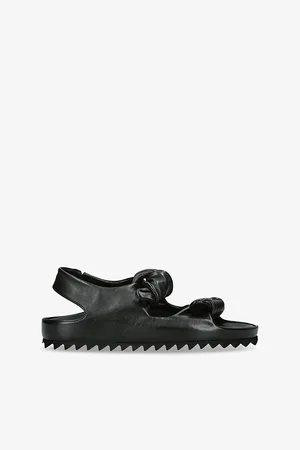 Officine creative Womens Pelagie 022 Twist-Knot Leather Sandals Eur 37 / 4 Uk Women