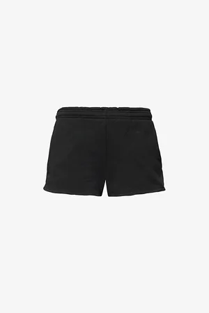 Entire Studios Womens Micro Drawstring Cotton-Jersey Shorts Xxs