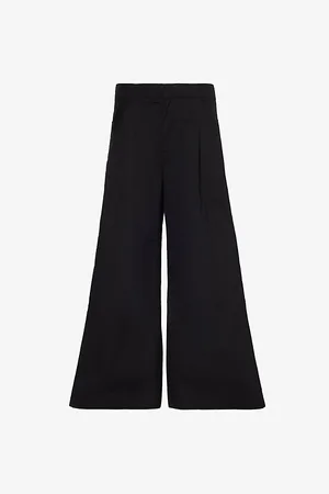 Entire Studios Mens Wares Pleated Wide-Leg Relaxed-Fit Cotton-Blend Trousers Xs