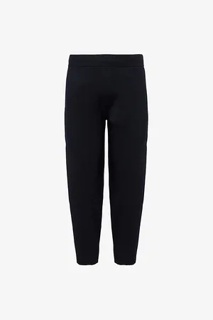 Dunhill Mens Two-Slip-Pocketstapered-Leg Relaxed-Fit Cotton and Cashmere-Blend Jogging Bottoms S