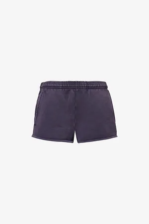 Entire Studios Womens Micro Drawstring Cotton-Jersey Shorts Xxs