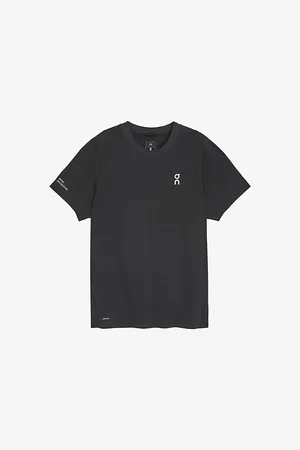On Running Mens Train-T Brand-Print Stretch-Woven T-Shirt S