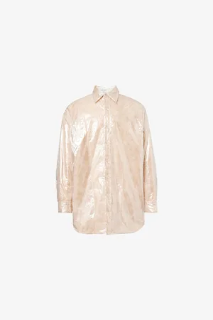DRIES VAN NOTEN Mens Puffed Oversized Woven Shirt S