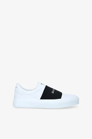 Givenchy Mens City Court Logo-Embroidered Leather Low-Top Trainers Eur 41 / 7 Uk Men