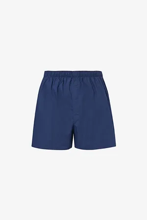 Sunspel Mens Classic Regular-Fit Cotton Boxer Shorts S