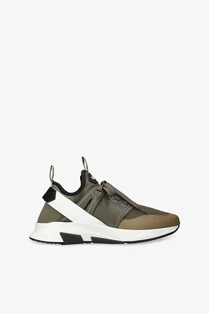 Tom Ford Mens Jago Low-Top Mesh-Woven Trainers Eur 41 / 7 Uk Men