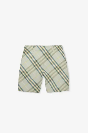 Burberry Check-Print Two-Slip-Pockets Cotton Shorts 8-14 Years 10 Years