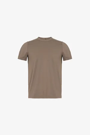 Rick Owens Mens Crewneck Short-Sleeve Cotton-Jersey T-Shirt S