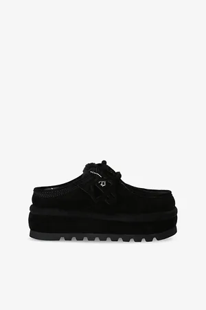 Naked Wolfe Womens Blizzard Shearling-Lined Slip-On Suede Shoes Eur 38/5 Uk Women