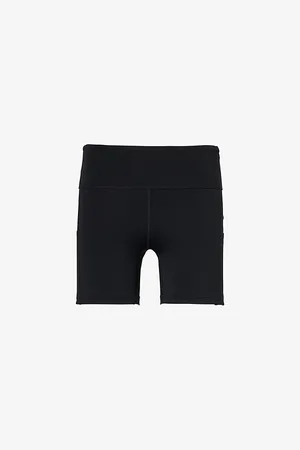 On Running Womens Performance Slip-Pockets Mid-Rise Stretch-Woven Shorts S