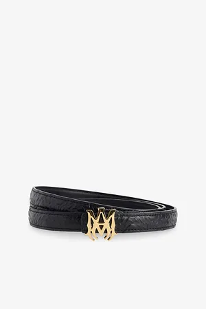 AMIRI Mens Ma Quad Leather Belt 36