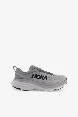 Hoka One One Mens Bondi 8 Mesh-Knitted Running Trainers Eur 41.5 / 7.5 Uk Men