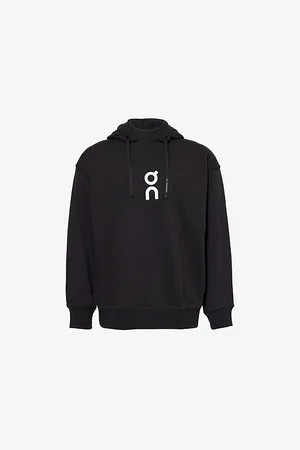 On Running Mens Club Brand-Print Cott-Blend Hoody Xxl