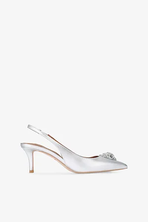 Kurt Geiger Womens Belgravia Sling-Back Leather Heeled Courts Eur 36 / 3 Uk Women