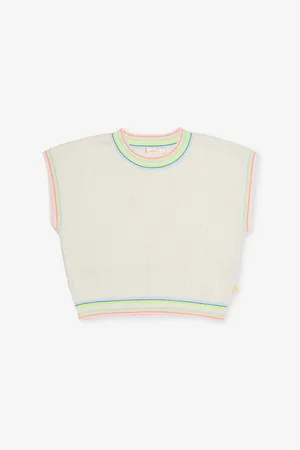 Billieblush Pointelle Heart-Motif Cotton-Blend Knit Top 2-12 Years 4 Years