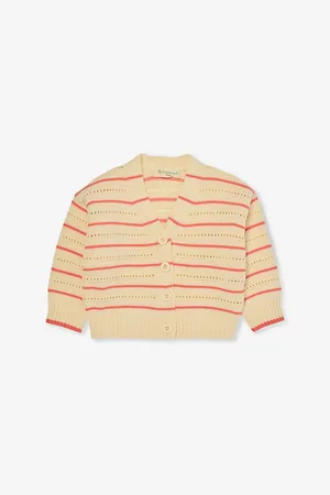 THE BONNIE MOB Striped Knitted Cardigan 6-24 Months 12-18 Months