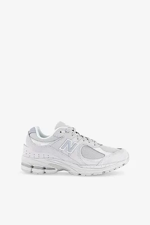 New Balance Mens 2002 Panelled Low-Top Suede Trainers 3.5