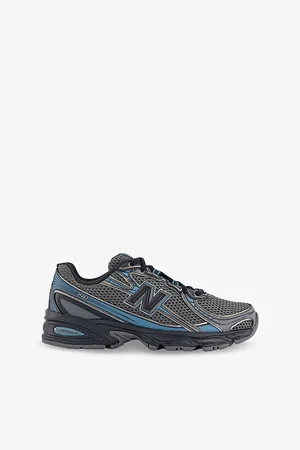 New Balance Mens 740 V2 Logo-Embroidered Mesh Low-Top Trainers 3.5