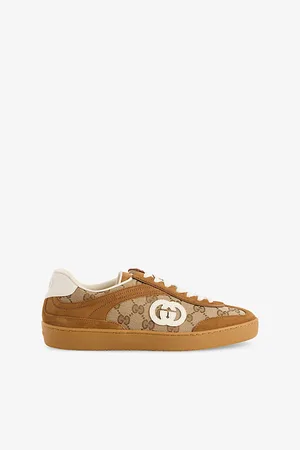 Gucci Womens Interlocking G Suede Trainers Eur 35 / 2 Uk Women