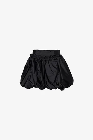 Simone Rocha Womens Gathered Bubble Pleated Woven Mini Skirt 12