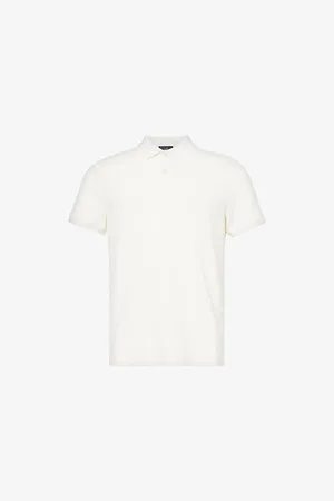 Dunhill Mens Short-Sleeve Regular-Fit Cotton Polo Shirt S