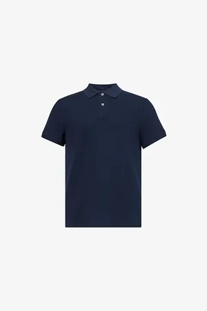 Dunhill Mens Short-Sleeve Regular-Fit Cotton Polo Shirt S