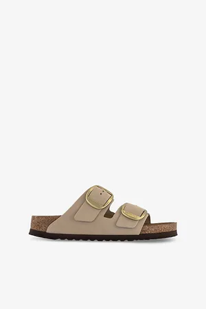Birkenstock Womens Arizona Double-Strap Leather Sandals Eur 37 / 4 Uk Women