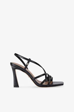 Kurt Geiger Womens Sweetie 95 Strappy Faux-Leather Sandals Eur 37 / 4 Uk Women
