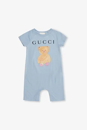 Gucci Baby Boy Graphic-Print Cotton-Jersey Romper 0-12 Months 0-3 Months