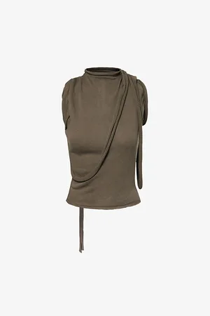 OTTOLINGER Womens Deconstructed Sleeveless Knitted Top S