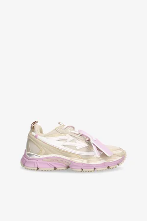 OFF-WHITE Womens Be Right Back Mixed-Textile Low-Top Trainers Eur 38/5 Uk Women