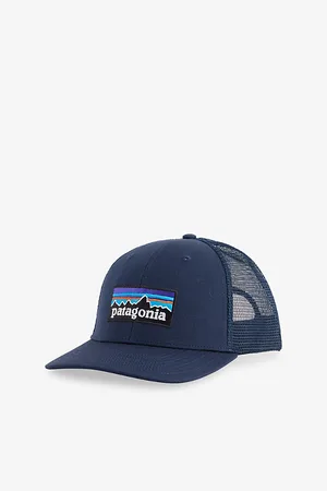 Patagonia Mens P-6 Logo Trucker Organic-Cotton Baseball Cap