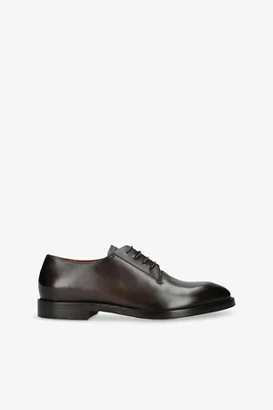 Ermenegildo Zegna Mens Torino Leather Derby Shoes Eur 41 / 7 Uk Men