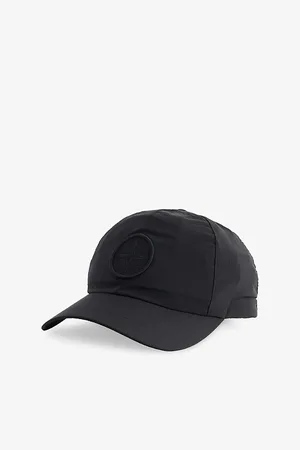 Stone Island Mens Compass Embroidered-Patch Shell Baseball Cap M