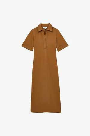 Reiss Womens Astrid Slim-Fit Stretch-Jersey Midi Dress 4